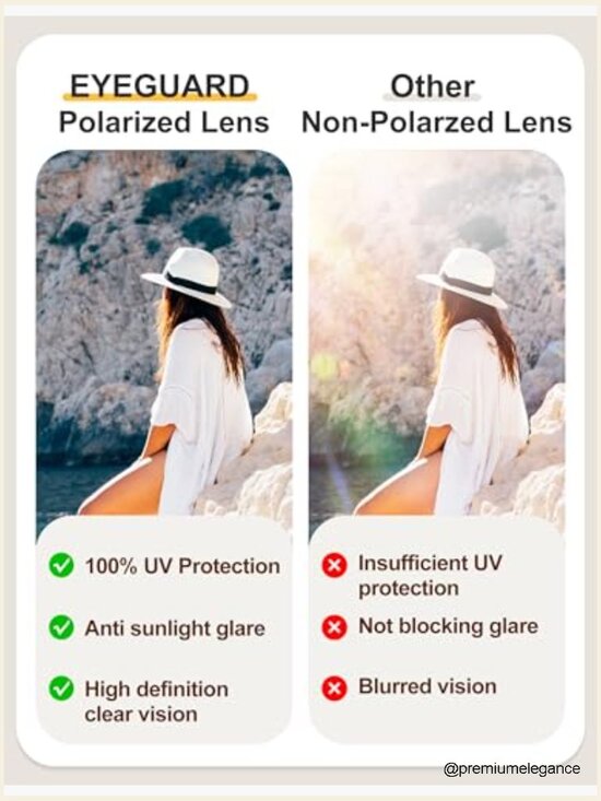 Oversized Vintage Sunglasses for Women 2 Pack UV400 Protection Trendy Sunnies main image 4